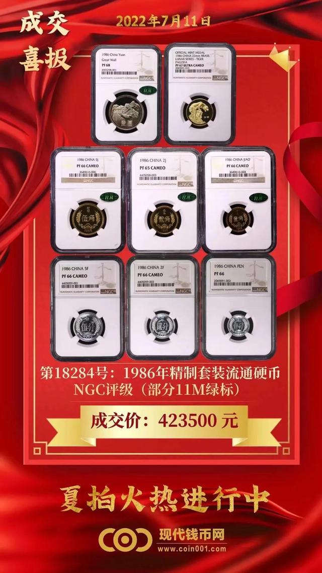 现代钱币网-2022夏拍快讯（货币网官网货币资讯）