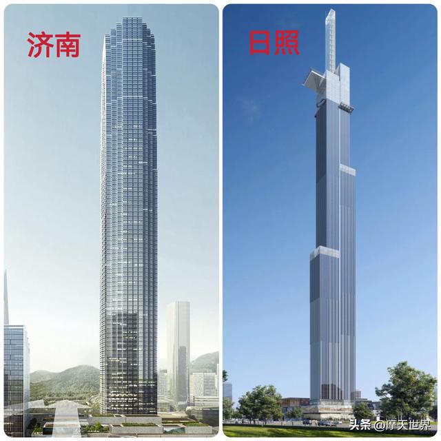 超400米——山东两座在建的摩天地标：绿地IFC&日照塔，最新进度（ifc）