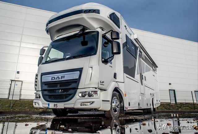 达夫DAF中卡房车，6.7升柴油机，10吨重，后仓能放轿车（daf）